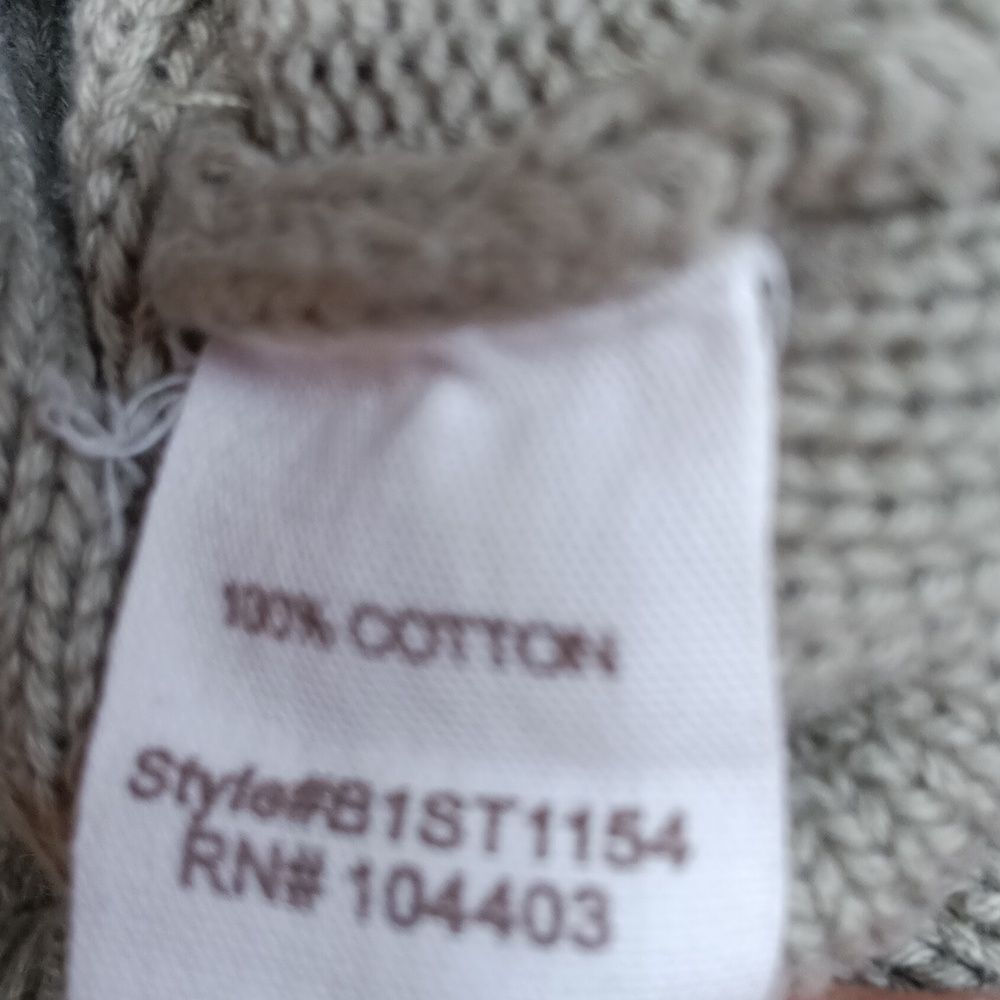 Blue Pepper Cotton Boxy Sweater Olive Color - Picture 3 of 5